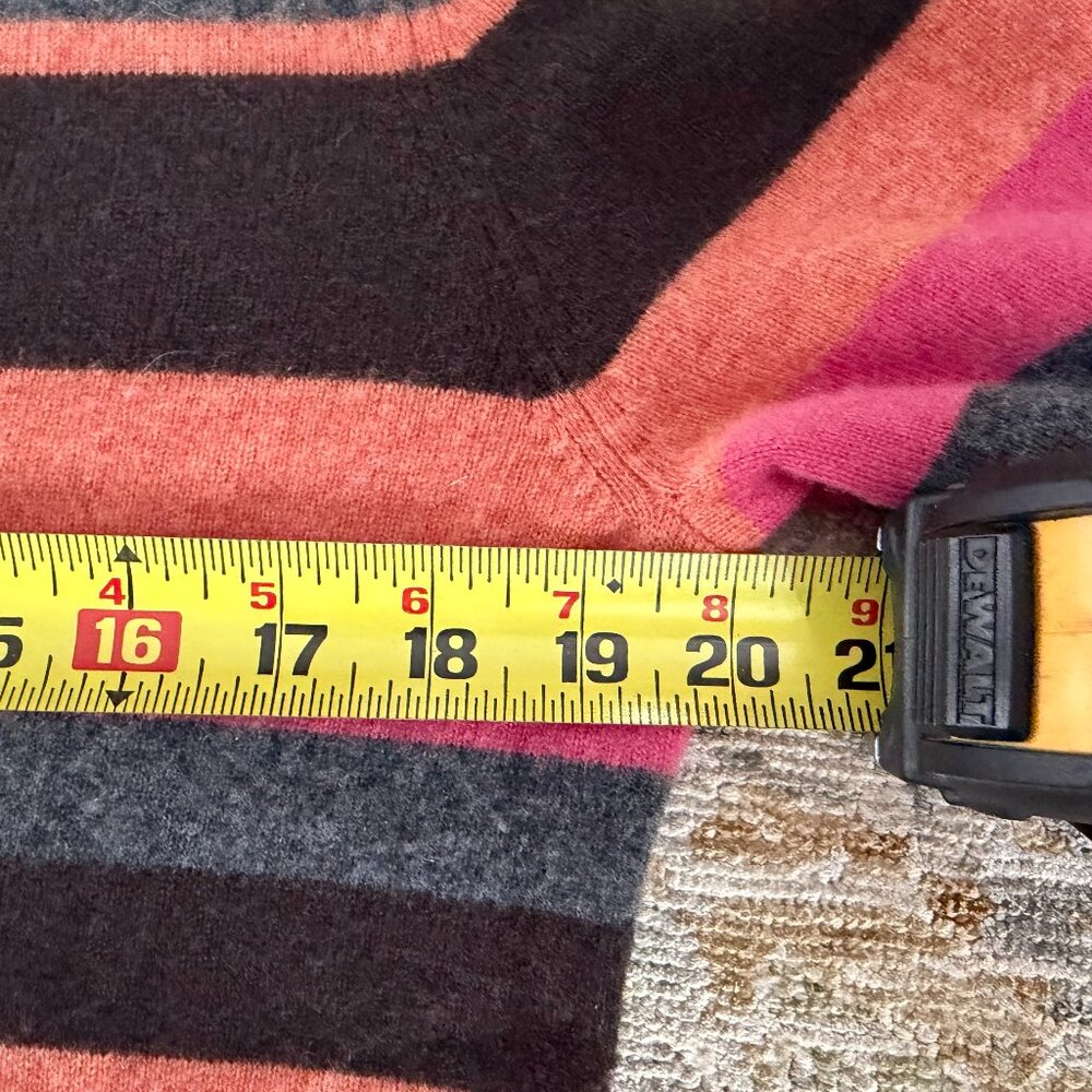 Garnet Hill Cashmere Striped Sweater - Picture 7 of 9